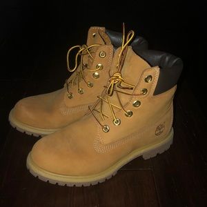 timberland boots! Worn once perfect condition
